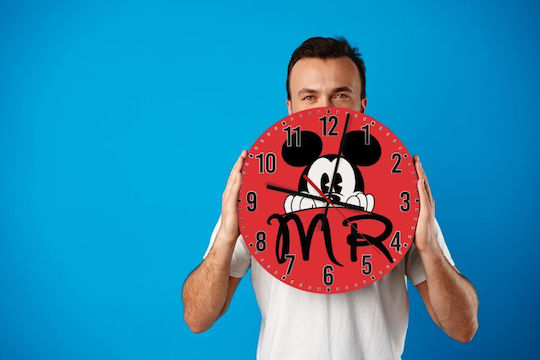 Koupakoupa Детски стенен часовник Mickey Дърво 30εκ.