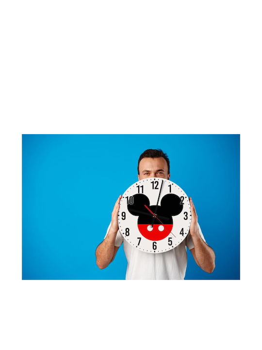 Koupakoupa Детски стенен часовник Mickey Дърво 30εκ.