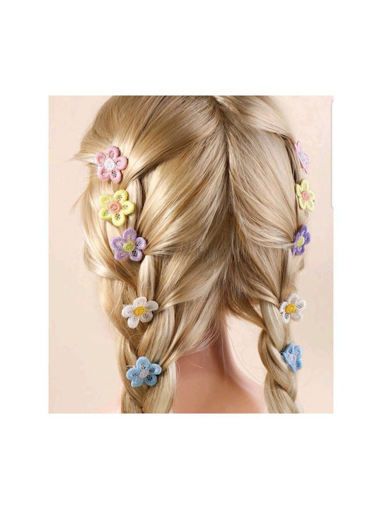 Elecool Kinder Haarspange Blume in Lila Farbe