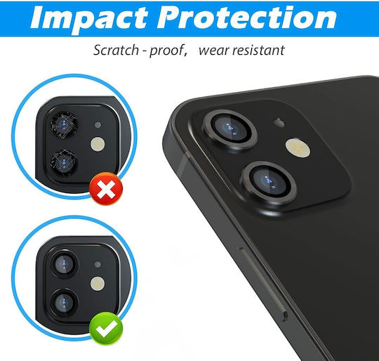 Lens Protector Camera Protection Tempered Glass Black for the iPhone 11