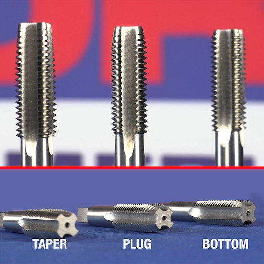 Uruisi Star 40000570 Hand Taps HSS 6x1.00mm 3pcs