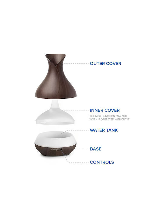 Led Aromatherapy Device Brown 100974