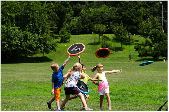 Frisbee Plastic cu Diametru 38 cm Portocaliu