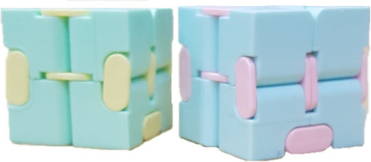 Fidget Cube Plastic Multicolour