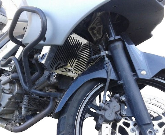 Moto Discovery Προστατευτικό Ψυγείου Μοτοσυκλέτας Ασημί