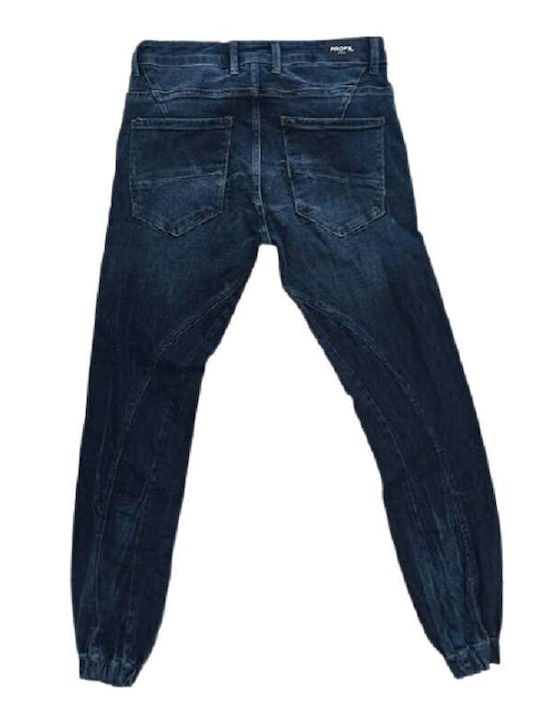 Profil Pantaloni de Bărbați din Jean în Croială Slim Albastru