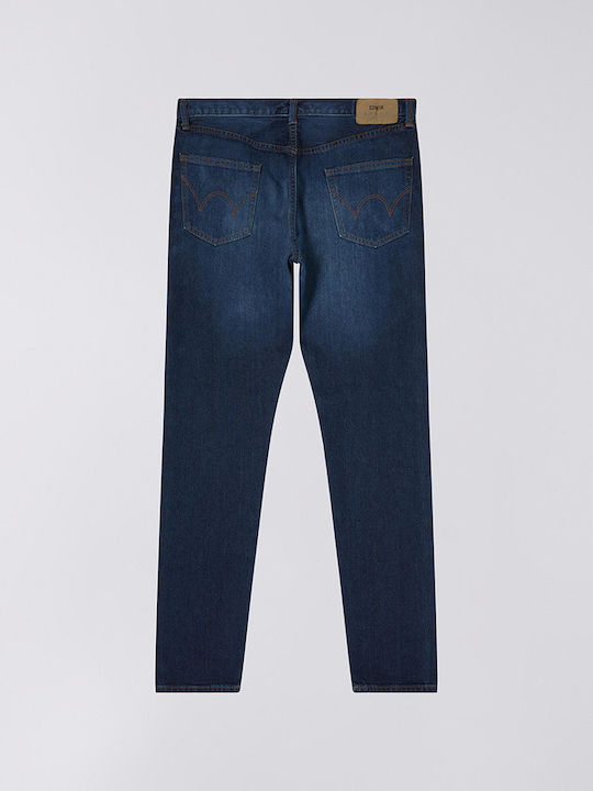 Made In Japan Men's Jeans Pants with Slim Tapered Fit Blue