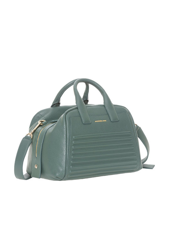 Leather Women's Tote Handbag Green