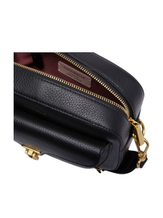 Leder Damentasche Handtasche Schwarz