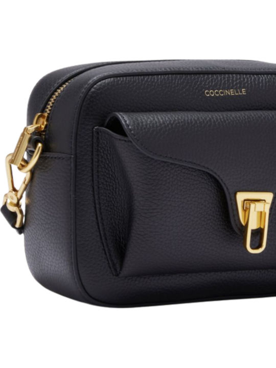 Leder Damentasche Handtasche Schwarz