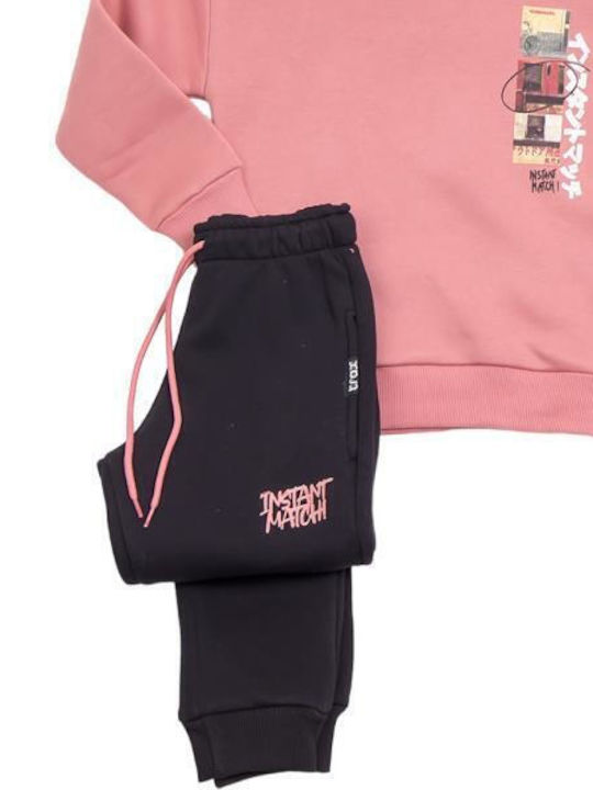 Trax Kinder Sweatpants Set - Jogginganzug Rosa 2Stück