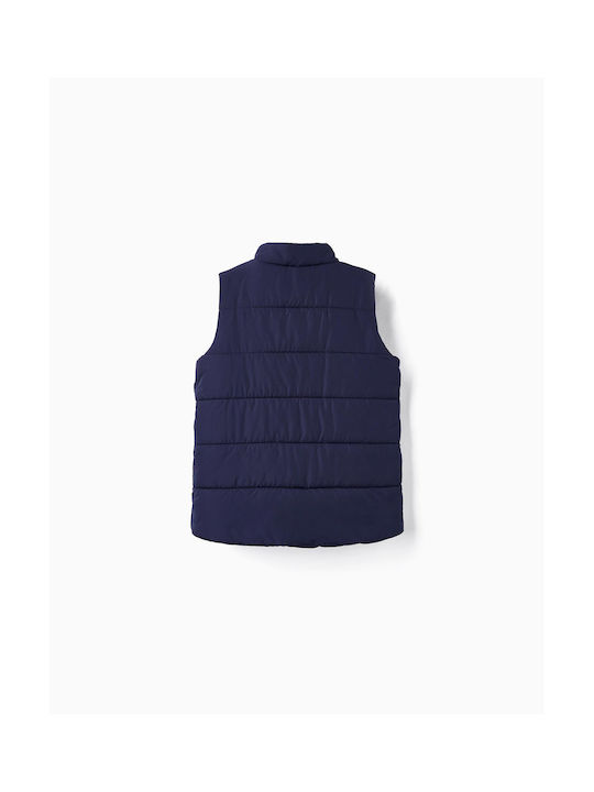 Zippy Casual Jacket Blue Sleeveless