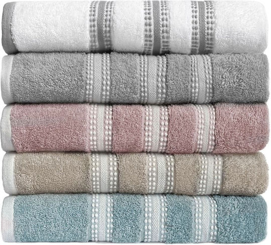 Nef-Nef Homeware Σετ 3τμχ Promise Dusty Aqua Βάρους 480gr/m²