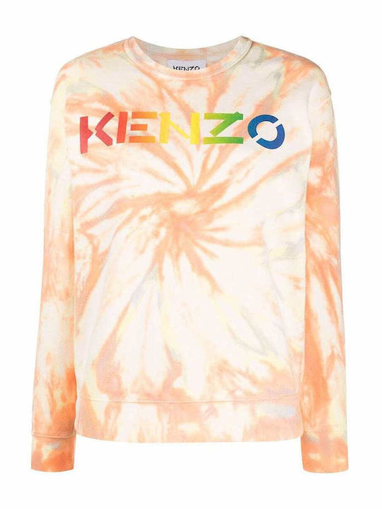 Tiedye Hanorac Dama Lung Portocaliu