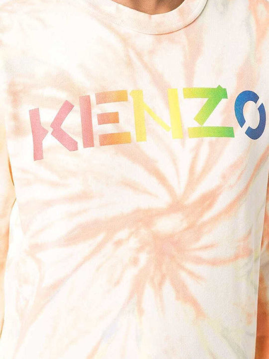Tiedye Hanorac Dama Lung Portocaliu