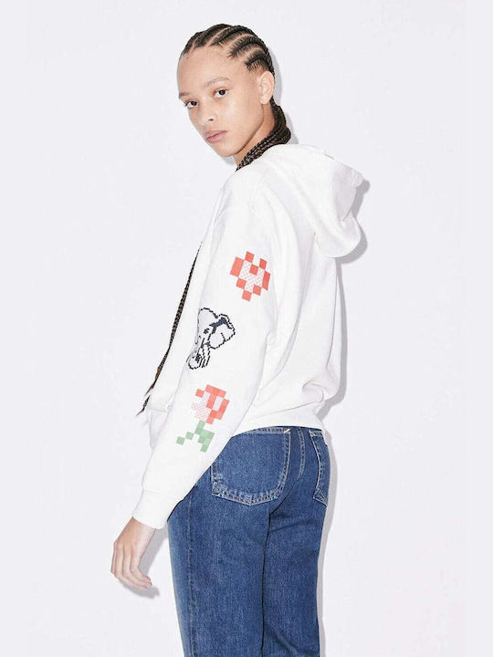 Kenzo Women's Hooded Sweatshirt White