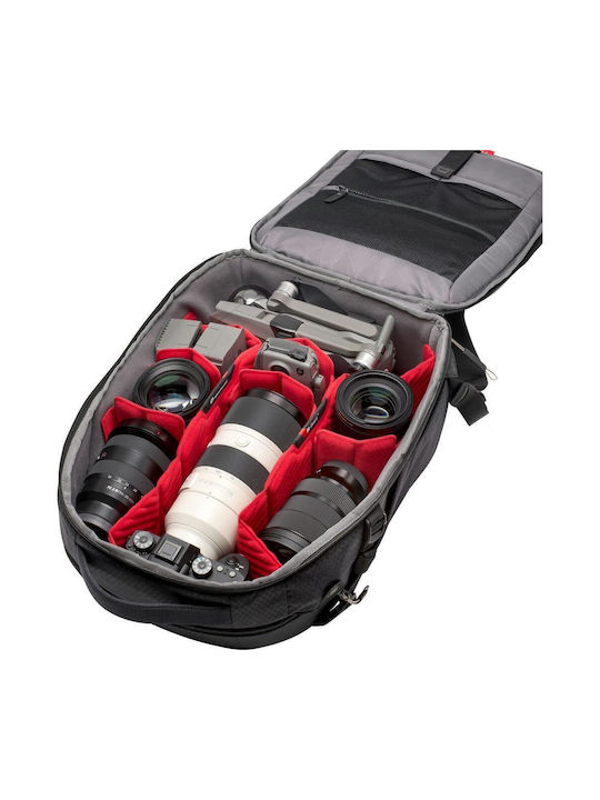 Manfrotto Υφασμάτινο Σακίδιο Πλάτης με Θύρα USB Μαύρο