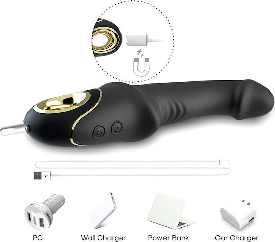 Kinksters Realistic Vibrator 2cm Negru
