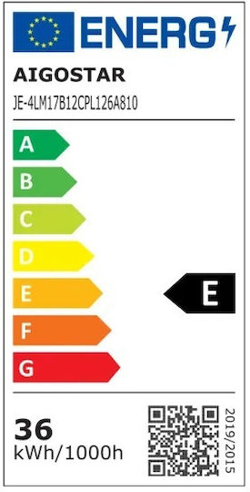 Aigostar Παραλληλόγραμμο Χωνευτό LED Panel 40W με Φυσικό Λευκό Φως 120x30εκ.