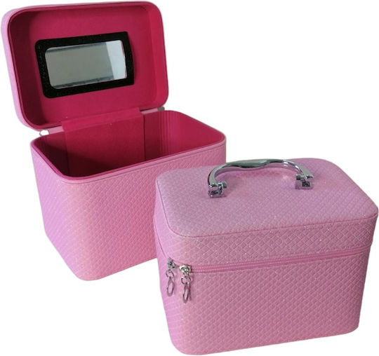 Ro-Ro Accessories Fabric Cosmetic Case Pink