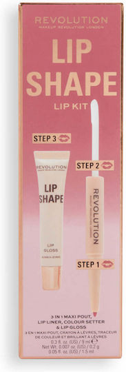 Revolution Beauty Lip Σετ Μακιγιάζ για τα Χείλη Rose Pink