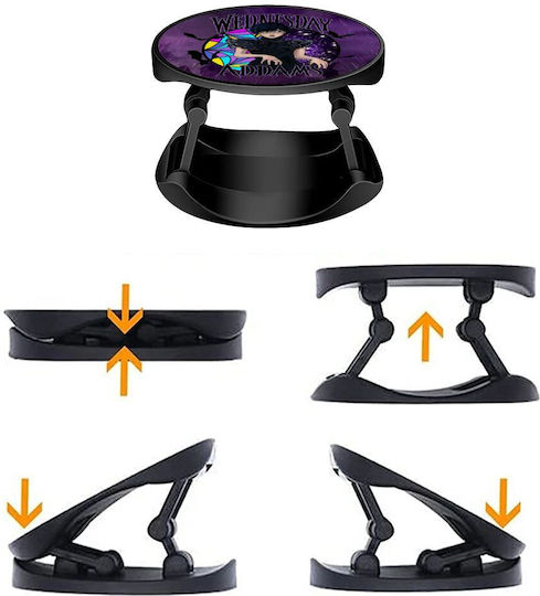 Koupakoupa Pop Socket Κινητού Wednesday Jenna Ortega Phone Holders Stand Stand Βάση Στήριξης Κινητού Στο Χέρι