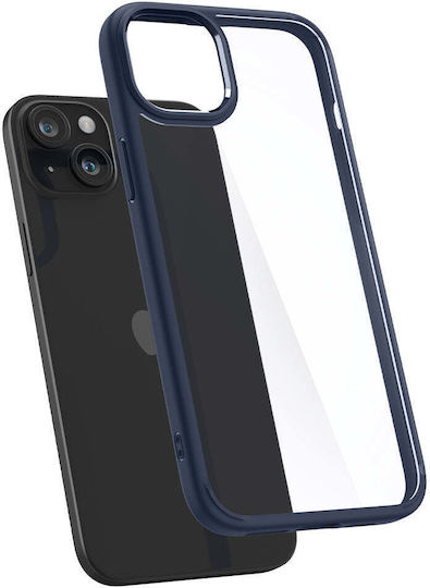 Spigen Ultra Hybrid Umschlag Rückseite Kunststoff Marineblau (iPhone 15 Plus / 16 Plus)