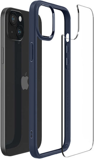 Spigen Ultra Hybrid Umschlag Rückseite Kunststoff Marineblau (iPhone 15 Plus / 16 Plus)