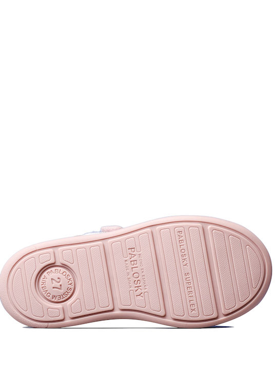 Kids Sneakers High with Scratch Pink