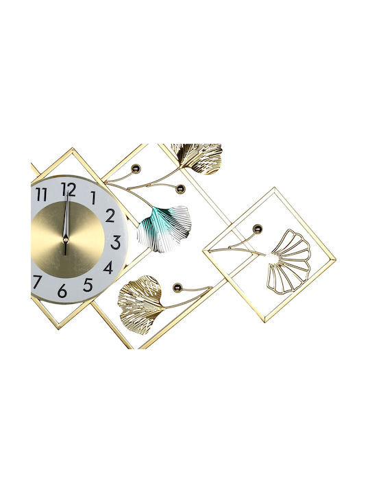 Keskor Wanduhr Metallisch Mehrfarbig 91x40cm