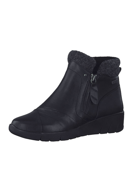 Women's Ankle Boots with Medium Heel Black