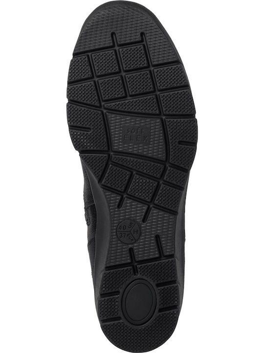 Women's Ankle Boots with Medium Heel Black