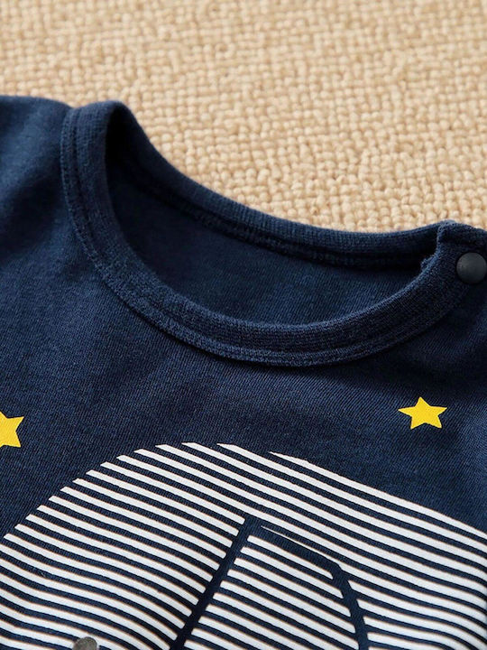 TakTakBaby Babystrampler Langärmliges Marineblau