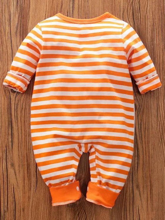 TakTakBaby Baby Bodysuit Set Long-Sleeved Orange