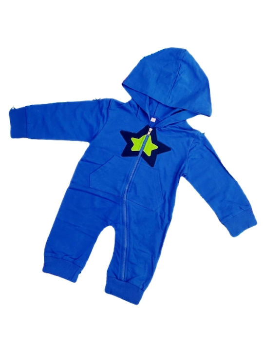 TakTakBaby Set Baby Strampler Langärmliges Blau