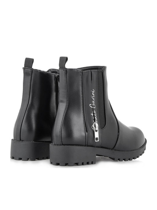Kinderstiefel mit Reißverschluss Schwarz