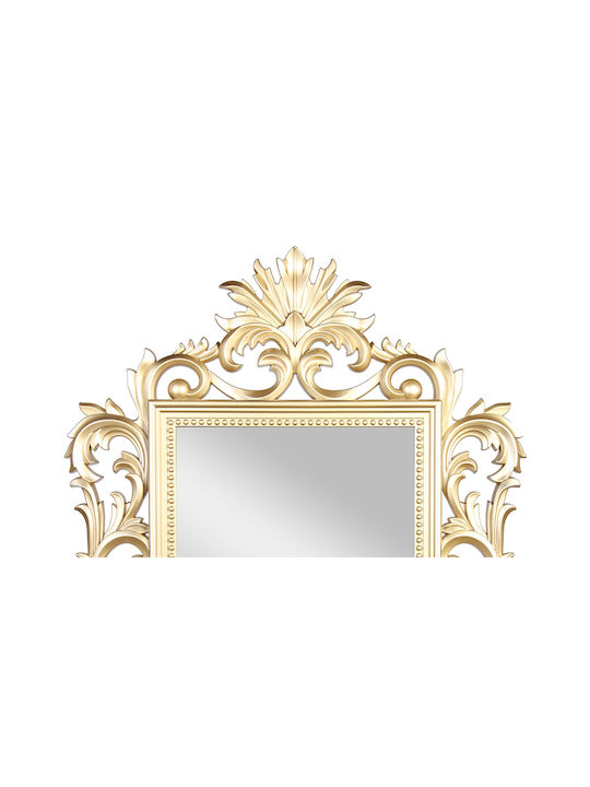 Keskor Wall Mirror with Gold Plastic Frame 85x62cm 1pcs