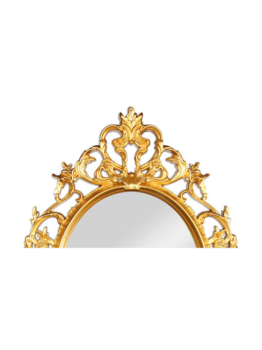 Keskor Wall Mirror with Gold Plastic Frame 1pcs