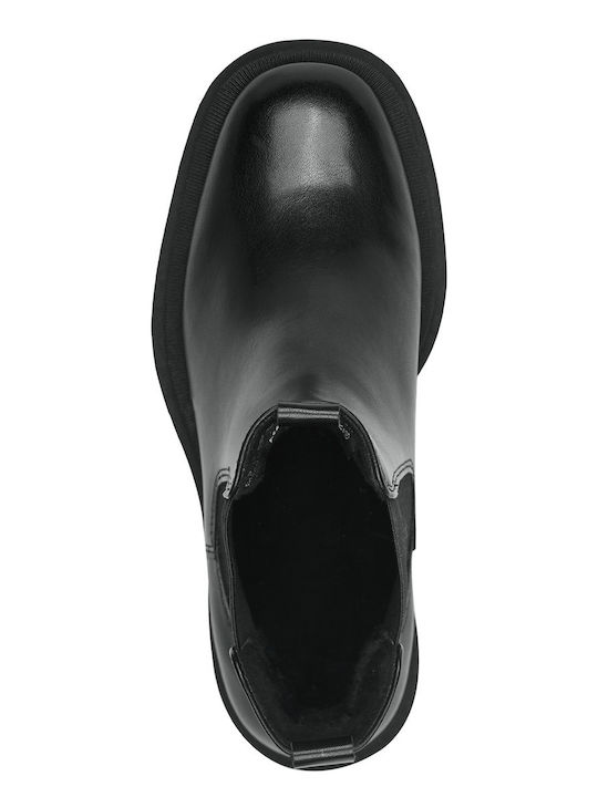 Women's Chelsea Boots with Medium Heel Black