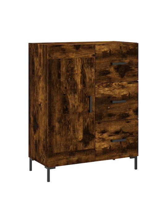 Ντουλάπα Γραφείου Ξύλινη Καφέ 69.5x34x180cm