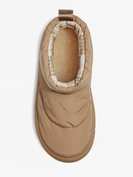 Classic Maxi Mini Leder Stiefeletten Damen MUSTARD SEED
