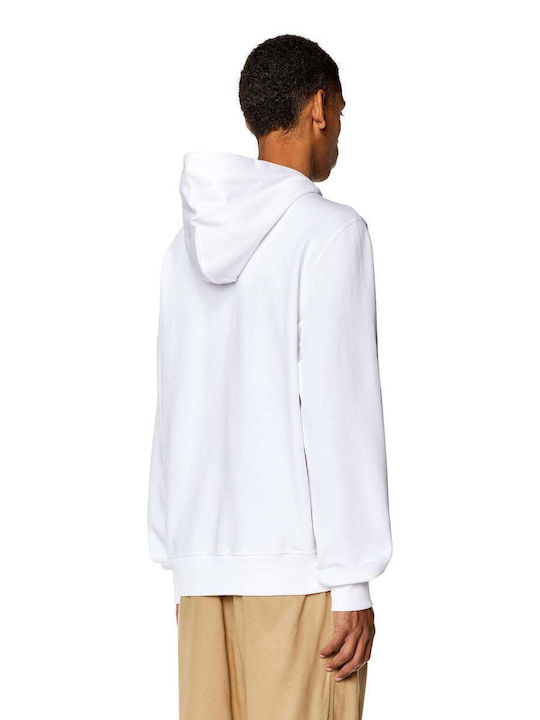 Sweatshirt with Hood White