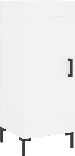 Office Storage Chipboard Cabinet White L34.5xW34xH180cm