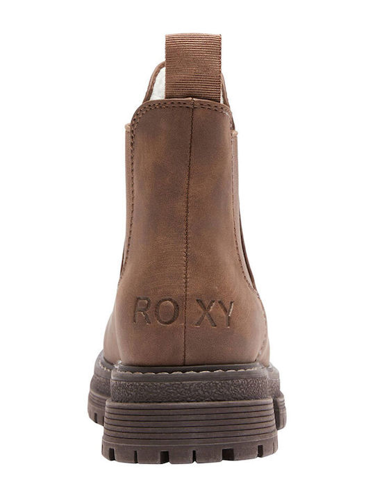 Damen Chelsea Stiefeletten Braun
