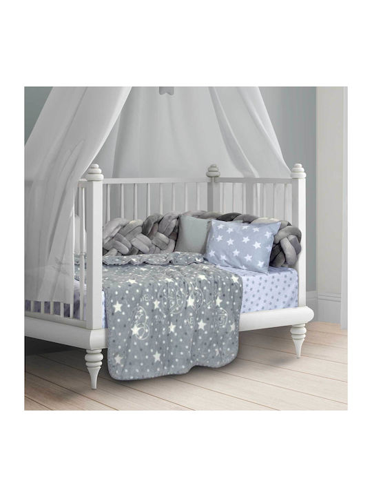 Greenwich Polo Club Blanket Cot Gray 110x140cm.