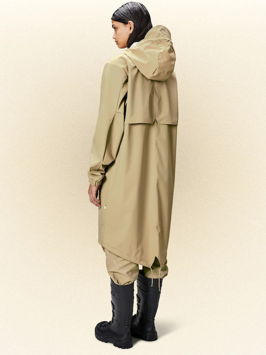 Fishtail Winter Jacket Parka Waterproof and Windproof Beige