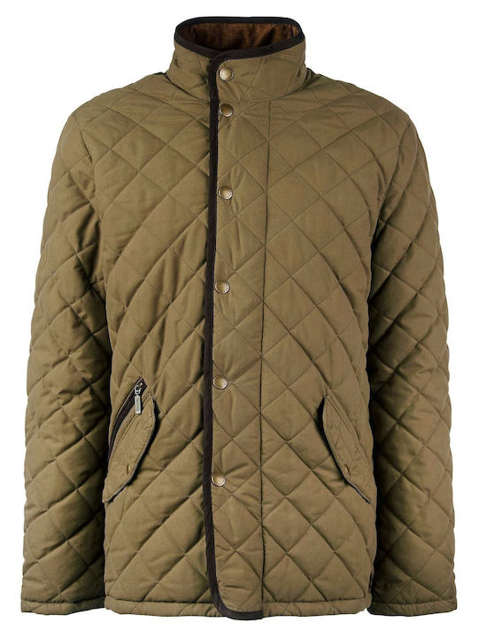 Barbour Men's Winter Jacket Waterproof Khaki