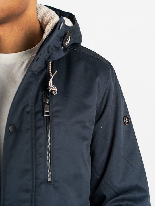 Winter Jacke Winddicht Blau