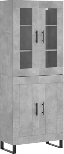 Βιτρίνα Σαλονιού από Μοριοσανίδα 69.5x34x180cm