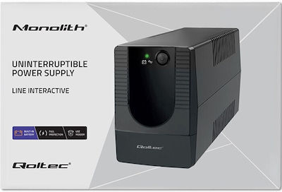 Qoltec FR UPS Line-Interactive 1000VA 600W cu 2 Schuko Prize